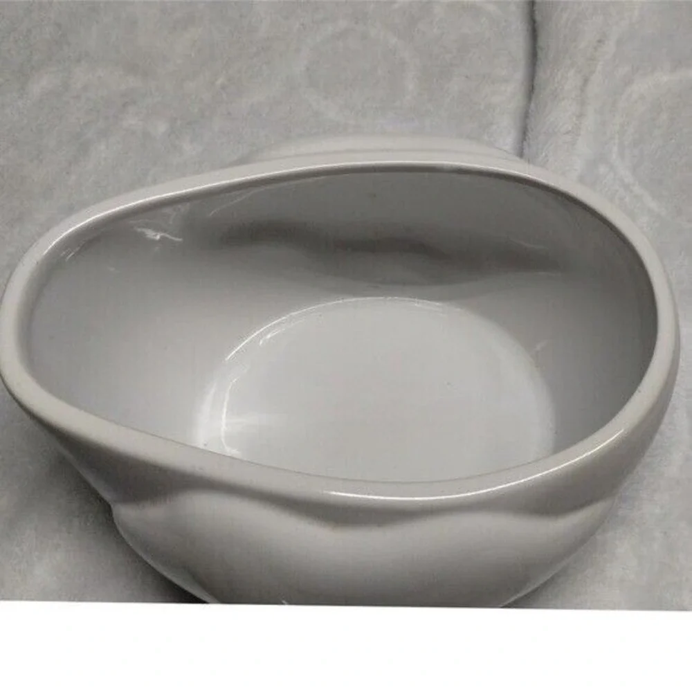 White Ceramic Chicken Hen‎ Lidded Dish Candy Bowl Container Decor Kitchen